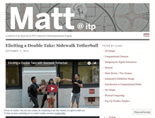 Tablet Screenshot of mattatitp.wordpress.com