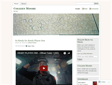 Tablet Screenshot of colleenmoorewriter.wordpress.com