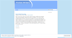 Desktop Screenshot of fictionwriters.wordpress.com