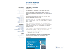 Tablet Screenshot of damirhorvat.wordpress.com