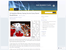 Tablet Screenshot of kidsactivitiescastle.wordpress.com
