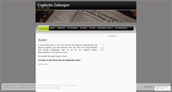 Desktop Screenshot of englischezeitungen.wordpress.com