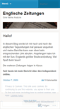 Mobile Screenshot of englischezeitungen.wordpress.com