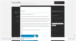 Desktop Screenshot of dudaandrade.wordpress.com
