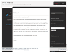 Tablet Screenshot of dudaandrade.wordpress.com