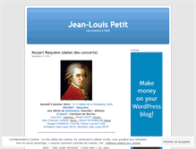 Tablet Screenshot of jlpetit.wordpress.com