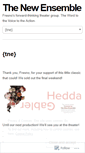 Mobile Screenshot of newensemble.wordpress.com