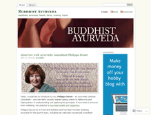 Tablet Screenshot of buddhistayurveda.wordpress.com