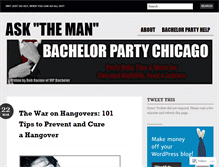 Tablet Screenshot of chicagobachelorparty.wordpress.com