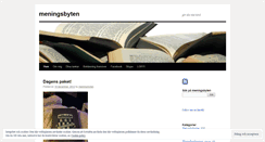 Desktop Screenshot of meningsbyten.wordpress.com