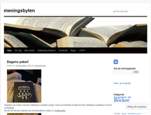 Tablet Screenshot of meningsbyten.wordpress.com