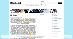 Desktop Screenshot of liftingthelidd.wordpress.com