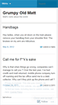 Mobile Screenshot of grumpyoldmatt.wordpress.com