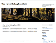 Tablet Screenshot of obatherbalradangsendikaki.wordpress.com