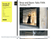 Tablet Screenshot of hauteandhappy.wordpress.com