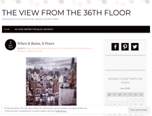 Tablet Screenshot of floorthirtysix.wordpress.com