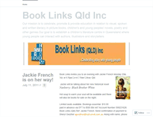 Tablet Screenshot of booklinksqld.wordpress.com