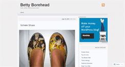 Desktop Screenshot of bettyborehead.wordpress.com