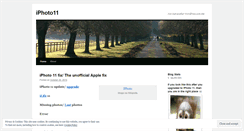 Desktop Screenshot of iphoto11.wordpress.com