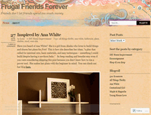 Tablet Screenshot of frugalfriendsforever.wordpress.com