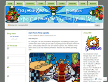 Tablet Screenshot of clubpenguinrockz101.wordpress.com