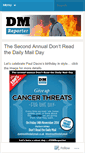 Mobile Screenshot of dmreporter.wordpress.com
