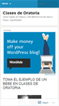 Mobile Screenshot of clasesdeoratoria.wordpress.com
