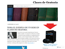 Tablet Screenshot of clasesdeoratoria.wordpress.com