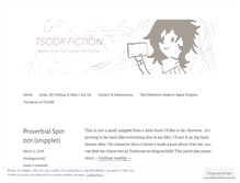 Tablet Screenshot of dragonshortstories.wordpress.com