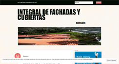 Desktop Screenshot of integralfachadasycubiertas.wordpress.com