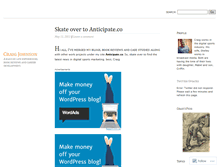 Tablet Screenshot of craigwilliamjohnson.wordpress.com
