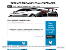 Tablet Screenshot of pcpimecanicazamora.wordpress.com