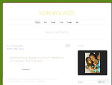 Tablet Screenshot of kokorounds.wordpress.com