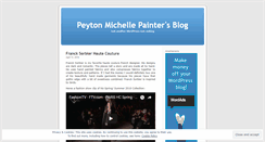 Desktop Screenshot of peytonmichelle.wordpress.com