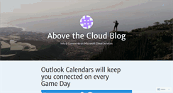Desktop Screenshot of abovethecloud.wordpress.com