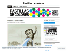 Tablet Screenshot of pastillasdecolores.wordpress.com