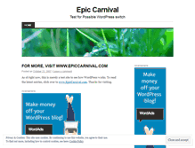 Tablet Screenshot of epiccarnival.wordpress.com