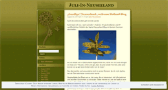 Desktop Screenshot of julisneuseeland.wordpress.com