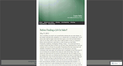 Desktop Screenshot of learnsales.wordpress.com