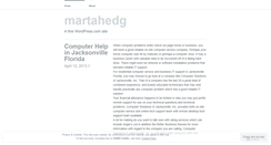 Desktop Screenshot of martahedg.wordpress.com