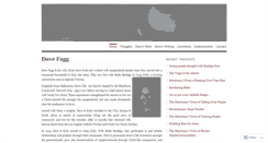 Desktop Screenshot of davefagg.wordpress.com