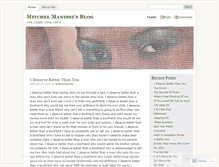 Tablet Screenshot of mitchelmandisi.wordpress.com