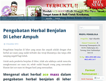 Tablet Screenshot of pengobatanherbalbenjolandileher21.wordpress.com