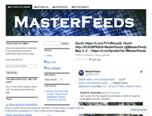 Tablet Screenshot of masterfeeds.wordpress.com