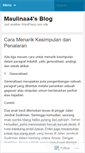 Mobile Screenshot of maulinaa4.wordpress.com