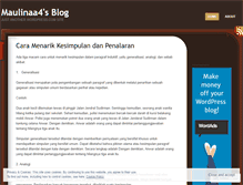 Tablet Screenshot of maulinaa4.wordpress.com
