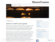 Tablet Screenshot of manulamas.wordpress.com