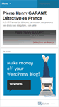 Mobile Screenshot of detectivefrance.wordpress.com