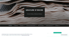 Desktop Screenshot of gravuredencre.wordpress.com