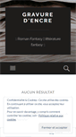 Mobile Screenshot of gravuredencre.wordpress.com
